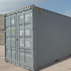 Contentor High Cube 20 pés cinzento – 1ª viagem
