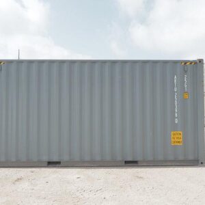 Contentor High Cube 20 pés cinzento – 1ª viagem