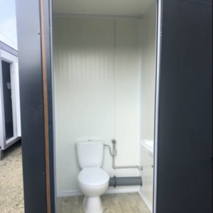 Contentor sanitário duplo – 2 sanitas ou sanita + urinol