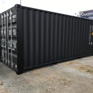 Contentor High Cube 20 pés preto – 1ª viagem